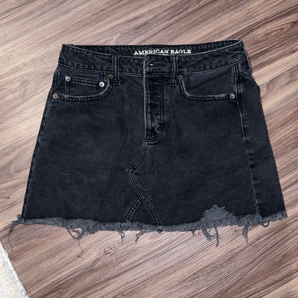 AEO Black Denim Skirt ✨